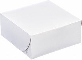 EB Box - 5.5" x 5.5" x 2.5" White Cake Boxes, 250/Bn - 343