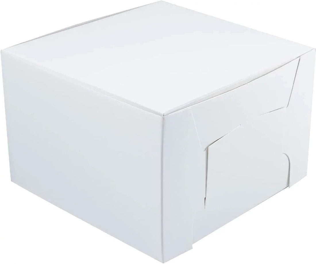 EB Box - 5.75" x 3.75" x 1.75" White Cake Boxes, 250/Bn - 12 (Special Order Item)