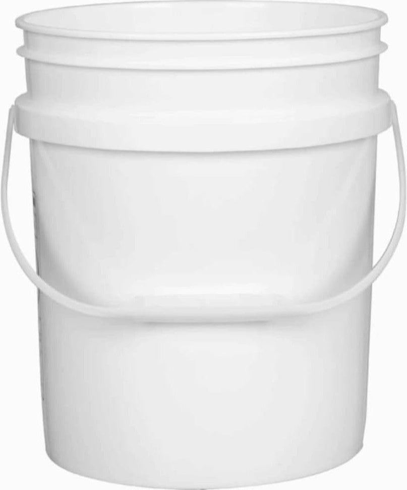 E. Hofmann Plastics - 20 Liters White Plastic Pail With Handle - PR2000 (Special Order Item)