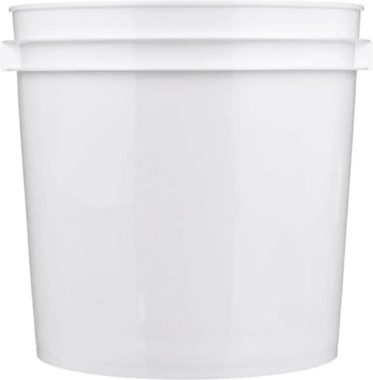 E. Hofmann Plastics - Round White Pail- CR1100 (Special Order Item)