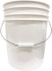 E. Hofmann Plastics - White Plastic Pail with Metal Handle - PR1700 (Special Order Item)