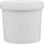 E. Hofmann Plastics - White Tamper Evident Lid for PR1100 Plastic Pail - LR1100 (Special Order Item)