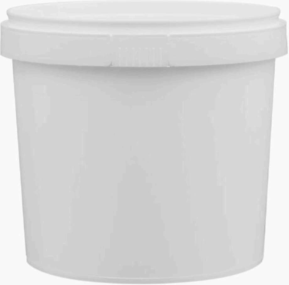 E. Hofmann Plastics - White Tamper Evident Pail with Handle - PR1100 (Special Order Item)