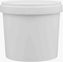 E. Hofmann Plastics - White Tamper Evident Pail with Handle - PR1100 (Special Order Item)