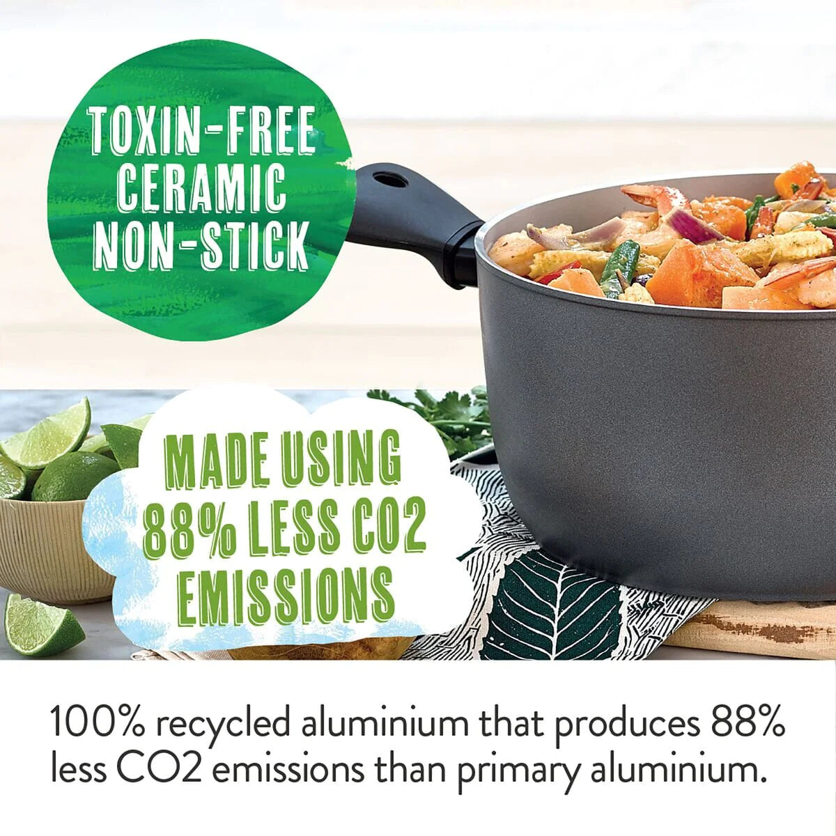 Earth Pan - 28 cm/ 11" Open Non-stick Stir Fry Pan - 12733