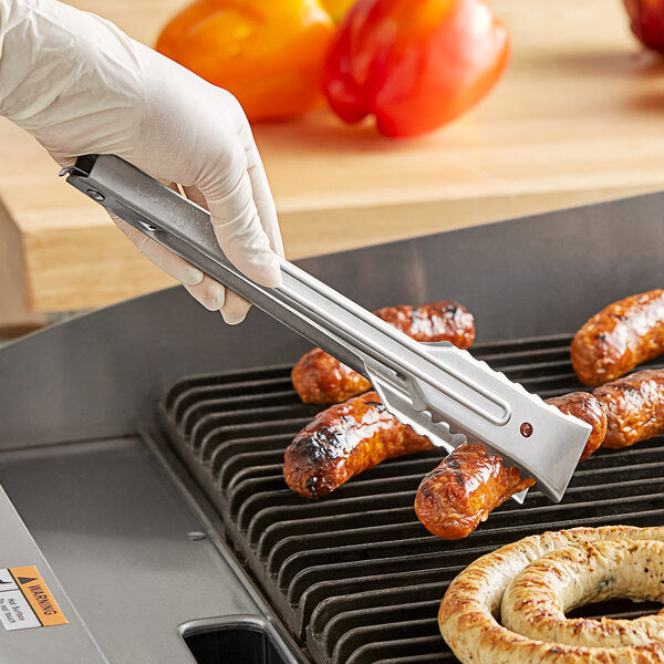 Edlund - 10" Heavy-Duty Gripper Tongs with Lock, Pack of 72 - 6410 HDL-72