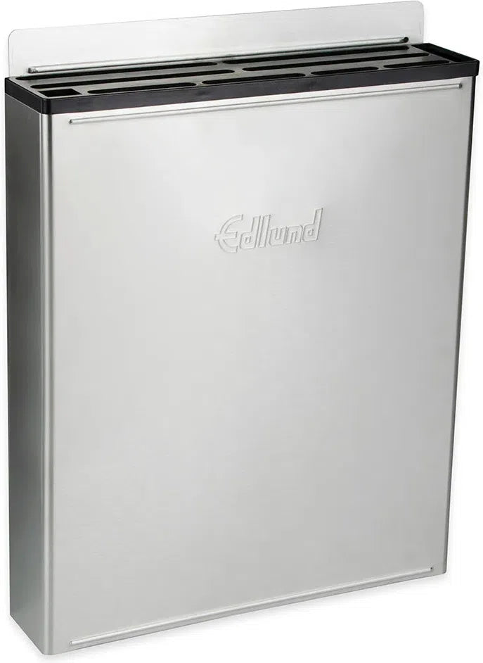 Edlund - 10-Slot Enclosed Stainless Steel Knife Rack with Open Back - KR-699