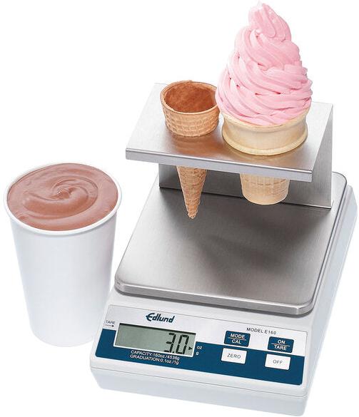 Edlund - 10 lb Digital Portion Scale with Ice Cream Cone Platform - E-160 IC