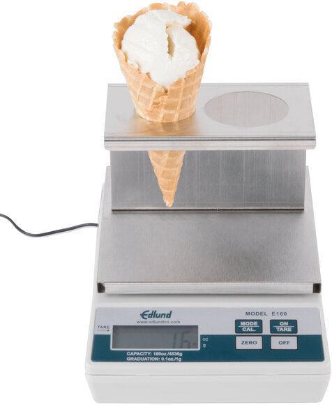 Edlund - 10 lb Digital Portion Scale with Ice Cream Cone Platform - E-160 IC