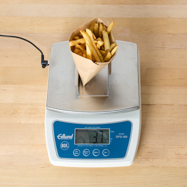 Edlund - 10 lb Digital Portion Scale with Stainless Steel French Fry Platform - DFG-160 FF