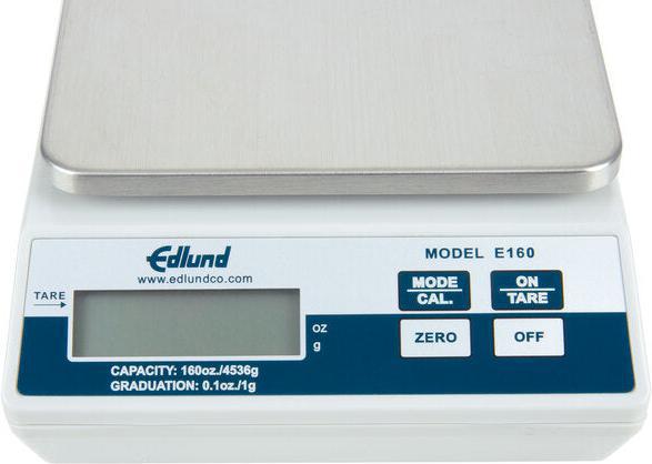 Edlund - 10 lb Digital Scale with 5 7/8" x 6 3/4" Platform - E-160
