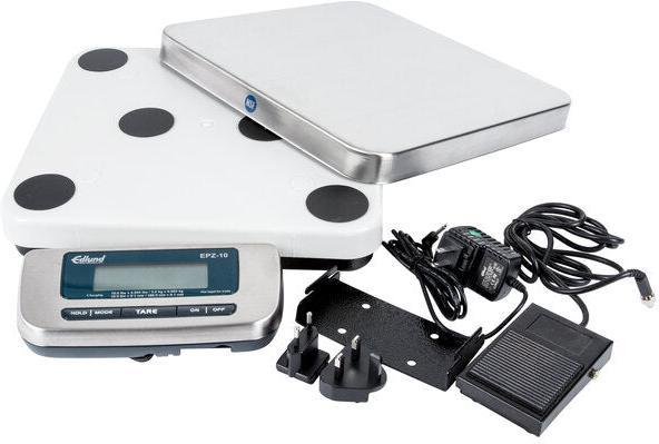 Edlund - 10 lb Stainless Steel Digital Pizza Scale with Foot Tare - EPZ-10H