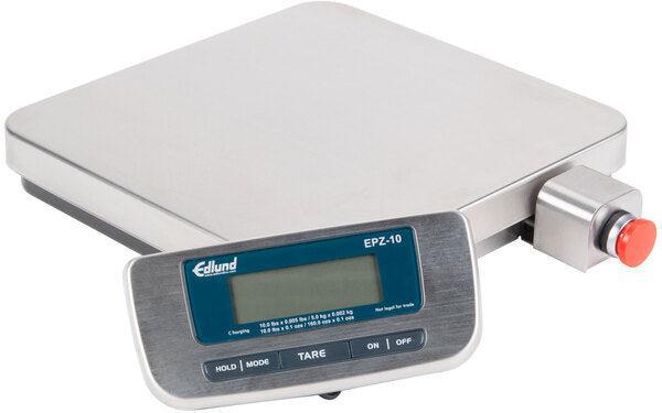 Edlund - 10 lb Stainless Steel Digital Pizza Scale with Front Tare - EPZ-10F