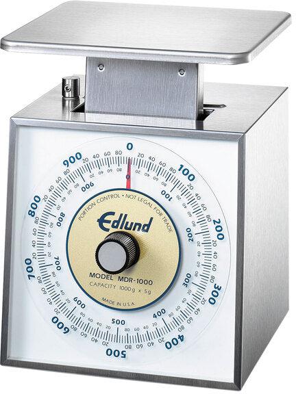 Edlund - 1000 g Metric Portion Scale with 6" x 6 3/4" Platform - MDR-1000