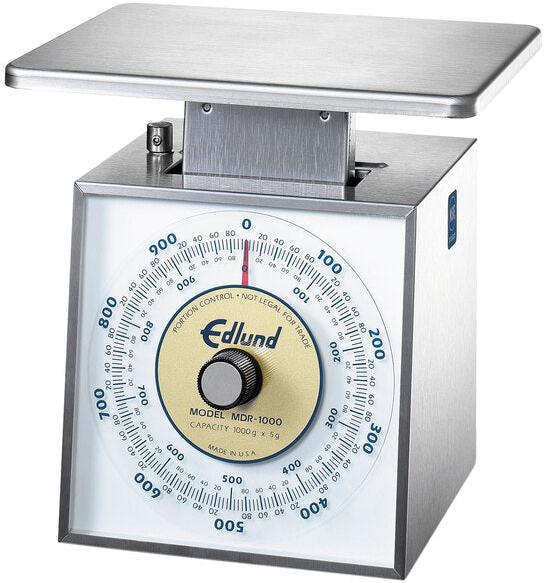 Edlund - 1000 g Metric Portion Scale with Oversized 7" x 8 3/4" Platform - MDR-1000 OP