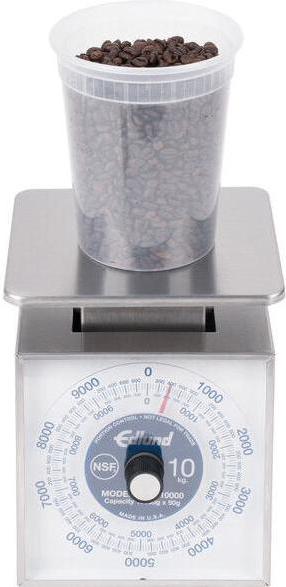 Edlund - 10,000 g Stainless Steel Metric Portion Scale with 6" x 6 3/4" Platform - MSR-10000