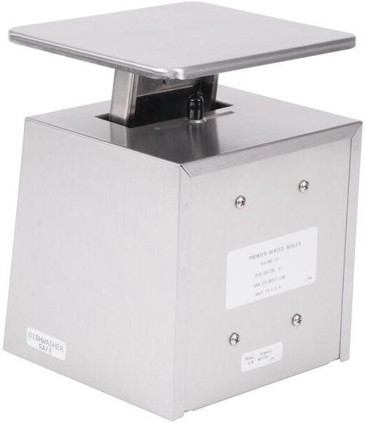 Edlund - 10,000 g Stainless Steel Metric Portion Scale with 6" x 6 3/4" Platform - MSR-10000