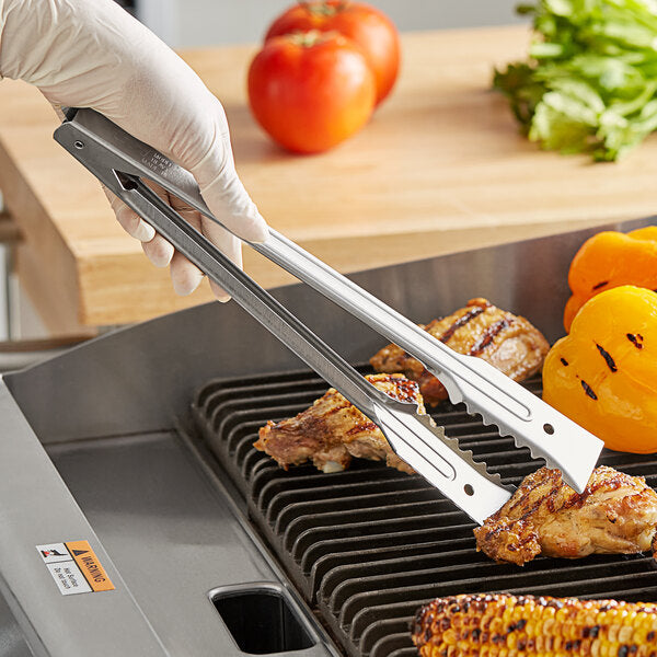 Edlund - 12" Heavy-Duty Gripper Tongs with Lock, Pack of 12 - 6412 HDL-12