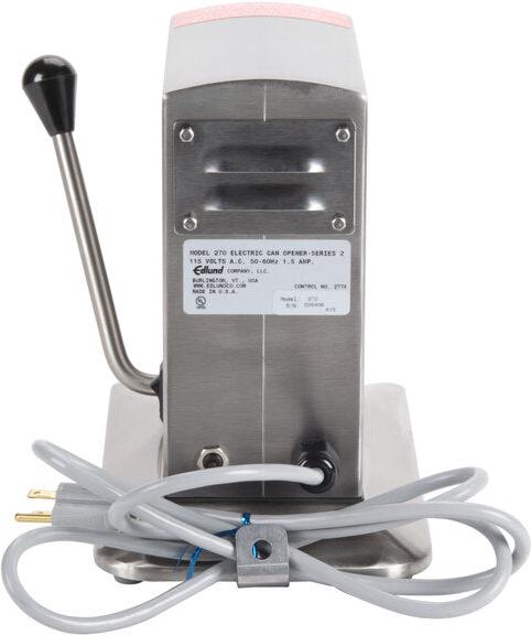 Edlund - 120V Two-Speed Tabletop Heavy-Duty Electric Can Opener with Locking Bracket - 270B