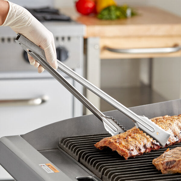 Edlund - 16" Heavy-Duty Gripper Tongs with Lock, Pack of 72 - 6416 HDL-72