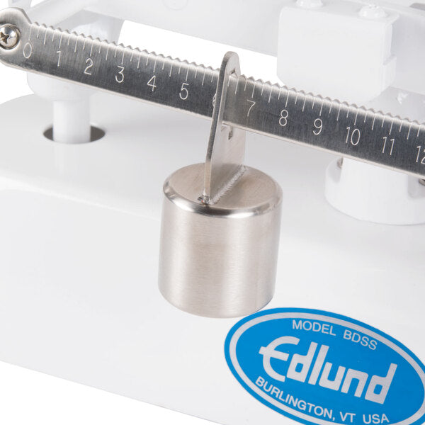 Edlund - 16 lb Baker's Dough Scale with Stainless Steel Platters, Beam, and Poise - BDSS-16