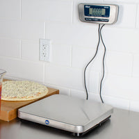 Edlund - 20 lb Stainless Steel Digital Pizza Scale with Foot Tare - EPZ-20H