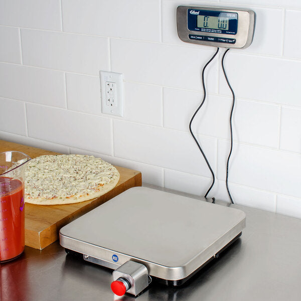 Edlund - 20 lb Stainless Steel Digital Pizza Scale with Front Tare - EPZ-20F