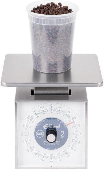 Edlund - 2000 g Stainless Steel Metric Portion Scale with Oversized 7" x 8 3/4" Platform - MSR-2000 OP