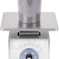 Edlund - 2000 g Stainless Steel Metric Portion Scale with Oversized 7" x 8 3/4" Platform - MSR-2000 OP