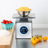 Edlund - 2000 g Stainless Steel Metric Portion Scale with Oversized 7" x 8 3/4" Platform - MSR-2000 OP
