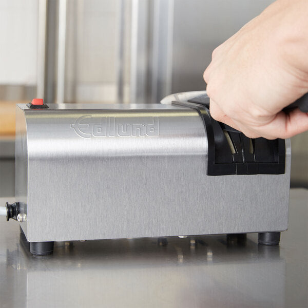 Edlund - 120V Electric Knife Sharpener with Guides - 395