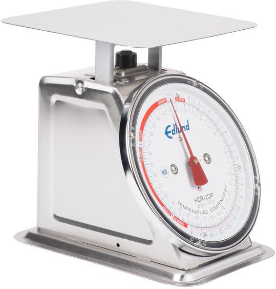 Edlund - 32 Oz Stainless Steel Portion Scale with 8 1/2" x 8 1/2" Platform - HDR-2 DP