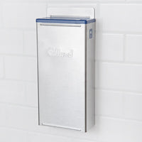 Edlund - 4-Slot HACCP Enclosed Stainless Steel Knife Rack with Blue Insert - KR-50B