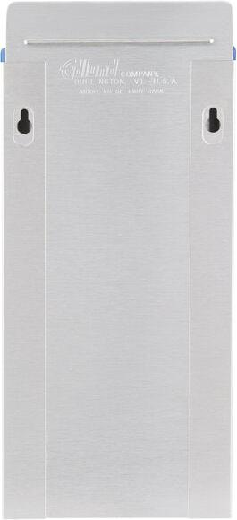 Edlund - 4-Slot HACCP Enclosed Stainless Steel Knife Rack with Blue Insert - KR-50B