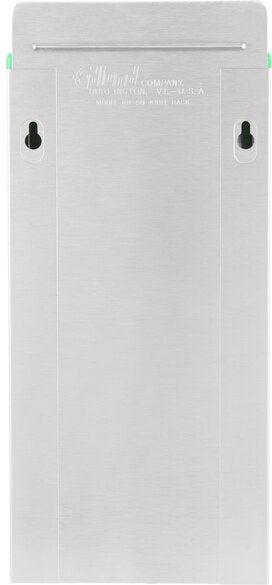 Edlund - 4-Slot HACCP Enclosed Stainless Steel Knife Rack with Green Insert - KR-50G