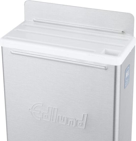 Edlund - 4-Slot HACCP Enclosed Stainless Steel Knife Rack with White Insert - KR-50W