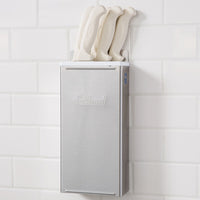 Edlund - 4-Slot HACCP Enclosed Stainless Steel Knife Rack with White Insert - KR-50W