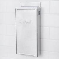 Edlund - 4-Slot HACCP Enclosed Stainless Steel Knife Rack with White Insert - KR-50W