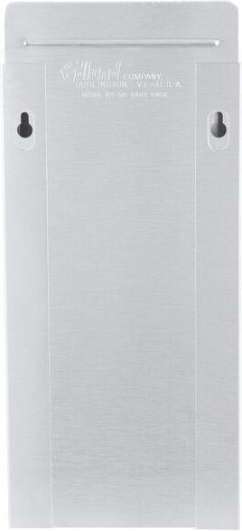 Edlund - 4-Slot HACCP Enclosed Stainless Steel Knife Rack with White Insert - KR-50W