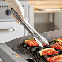 Edlund - 44 Series 12" Heavy-Duty Scallop Utility Tongs with Lock, Pack of 12 - 4412 HDL-12