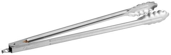 Edlund - 44 Series 16" Heavy-Duty Scallop Utility Tongs with Lock, Pack of 12 - 4416 HDL-12
