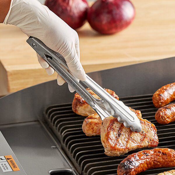 Edlund - 44 Series 9" Heavy-Duty Scallop Utility Tongs, Pack of 72 - 4409 HD-72