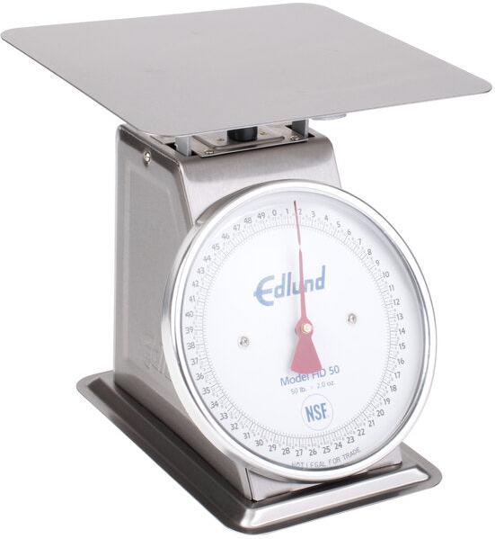 Edlund - 50 lb Heavy-Duty Receiving Scale with 10 3/4" x 9 1/2" Platform - HD-50