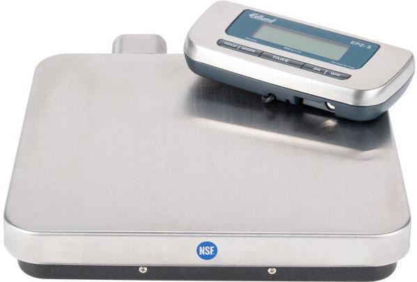 Edlund - 5000 Gram Stainless Steel Metric Digital Pizza Scale with Front Tare - EPZ-5F