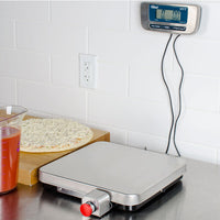Edlund - 5000 Gram Stainless Steel Metric Digital Pizza Scale with Front Tare - EPZ-5F