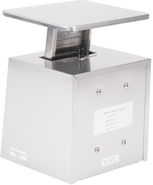 Edlund - 5000 g Stainless Steel Metric Portion Scale with 6" x 6 3/4" Platform - MSR-5000