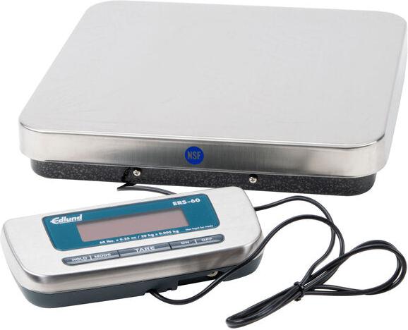 Edlund - 60 lb Digital Receiving Scale with 12" x 12 1/2" Platform - ERS-60