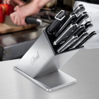 Edlund - 9" Slanted Stainless Steel Knife Block - KBS-2006