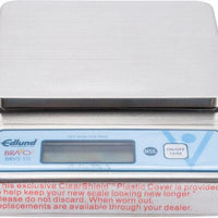 Edlund - BRAVO! 10 lb Stainless Steel Digital Portion Scale with ClearShield Protective Cover - BRVS-10