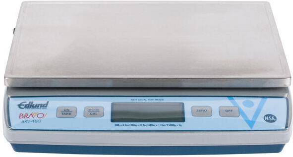 Edlund - BRAVO! 30 lb Digital Portion Scale with ClearShield Protective Cover - BRV-480